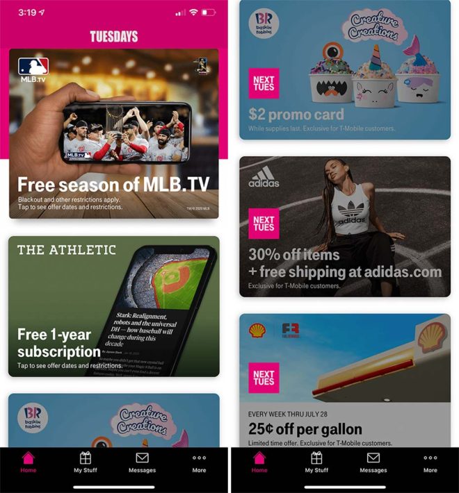 T-Mobile Tuesdays will include 1-year free ShopRunner and BOGO Topgolf deal  next week - TmoNews