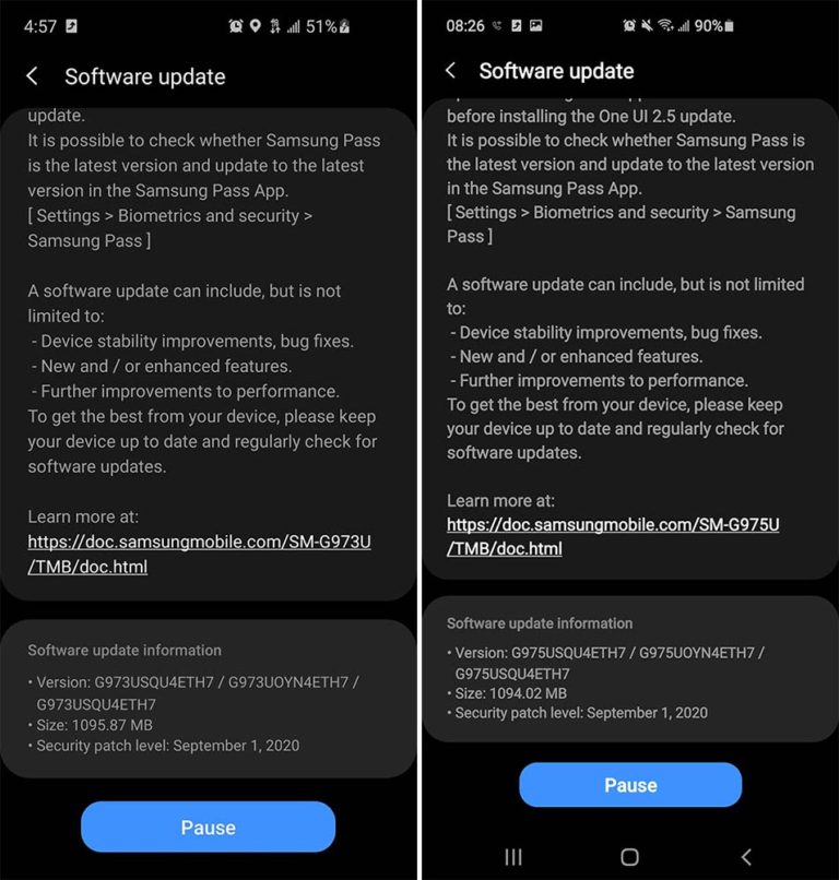 samsung s10 one ui 2.5