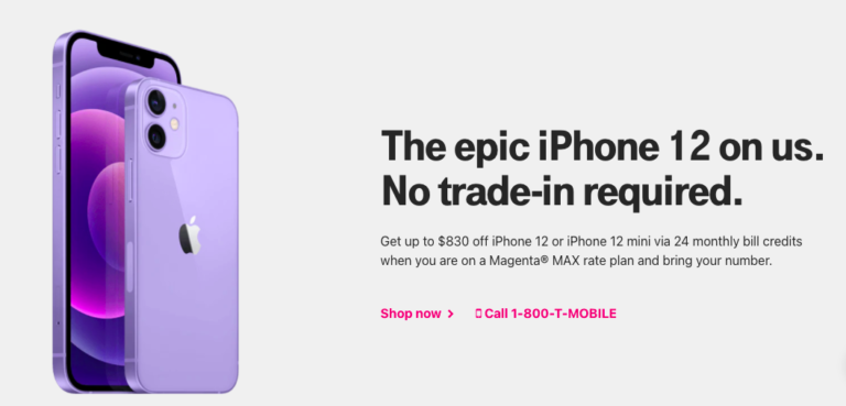 T-Mobile offers free iPhone 12 to switchers (no trade-in necessary ...